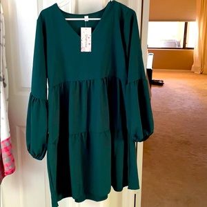 Brand new green dress